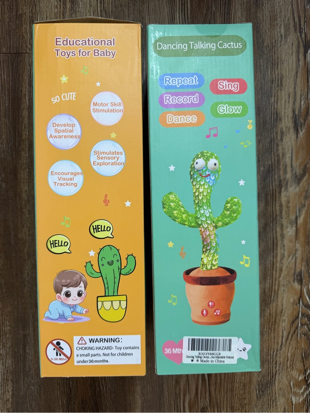 Target Green Dancing Talking Cactus Toy with Orange Pot